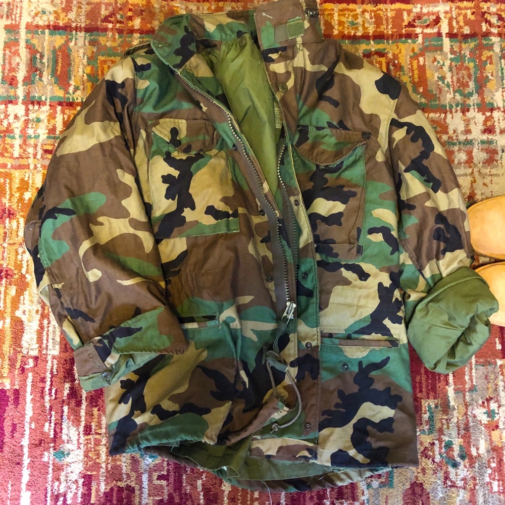 Military grade camo jacket